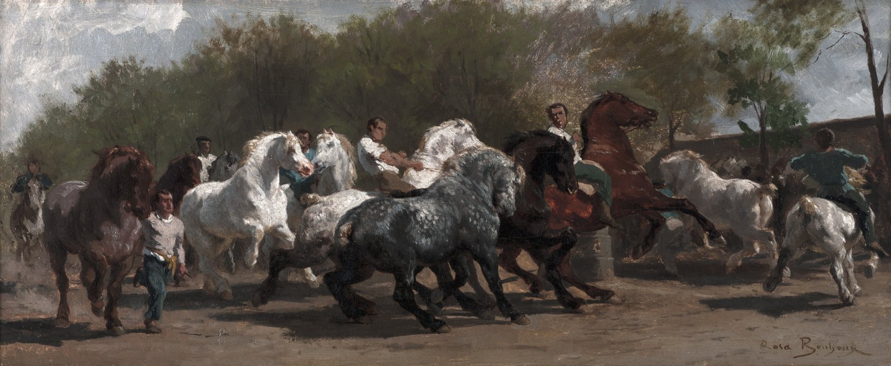 Le march aux chevaux The Horse Fair Buffalo AKG Art Museum