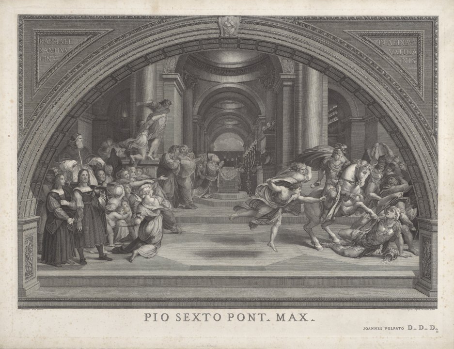 The Expulsion of Heliodorus from the Temple from the series Pio Sexto Pont Max I - VIII
