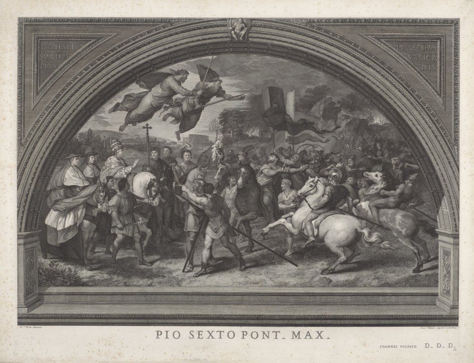 The Meeting Between Leo the Great and Attila from the series Pio Sexto Pont Max I - VIII