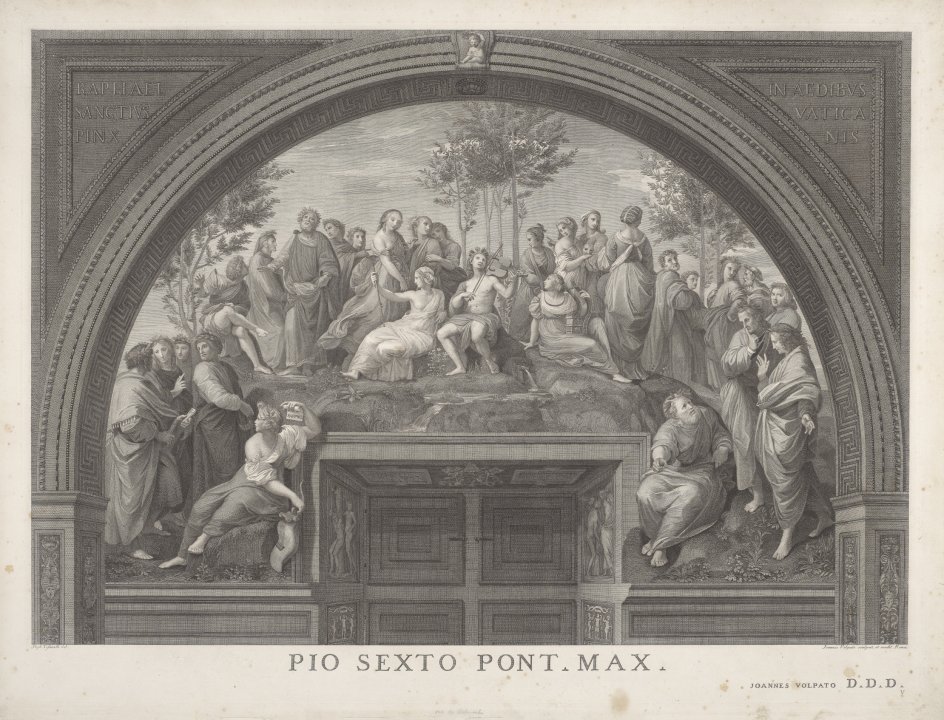 Parnassus from the series Pio Sexto Pont Max I - VIII