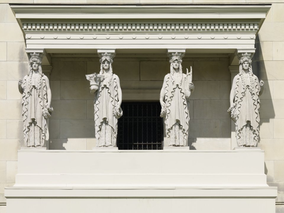 Eight Caryatid Figures