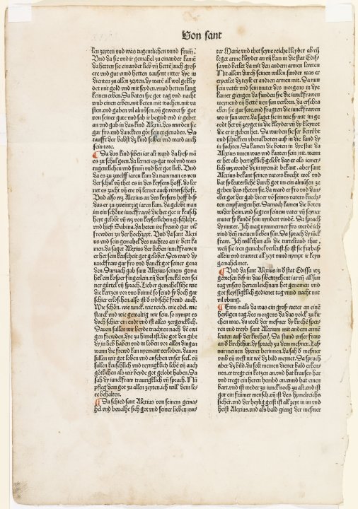 The Golden Legend of Saint Alexius