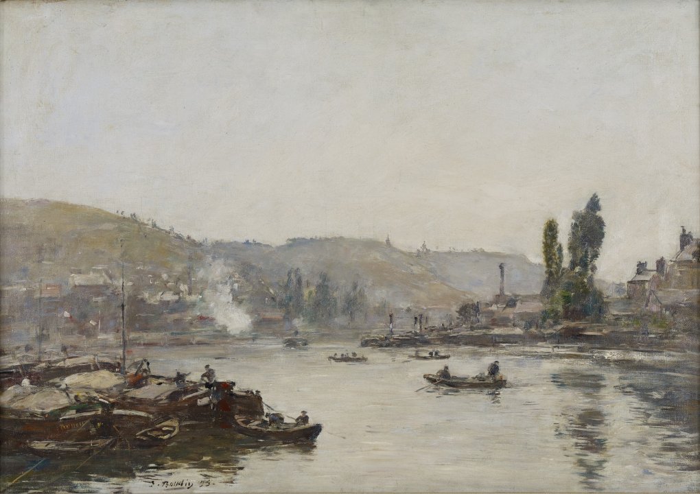 La Seine à Rouen (The Seine at Rouen) | Buffalo AKG Art Museum