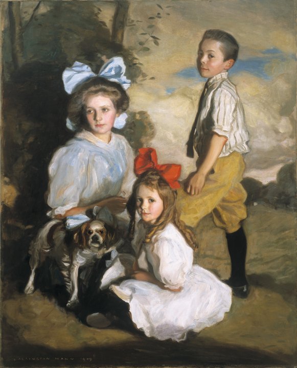 Portrait of Three Knox Children