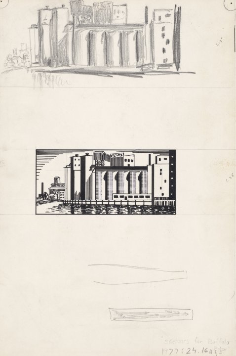 Untitled (Sketch for Buffalo River)
