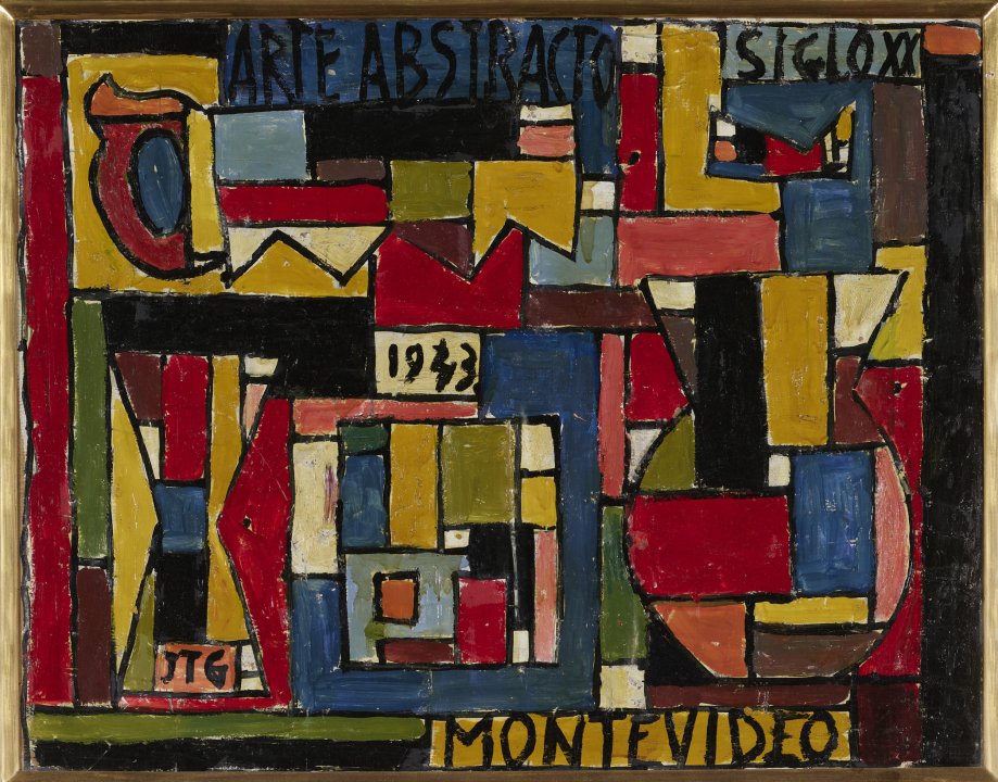 Arte abstracto a cinco tonos y complementarios (Abstract Art