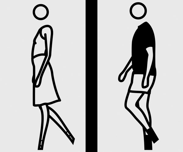 Julian and Suzanne Walking | Buffalo AKG Art Museum