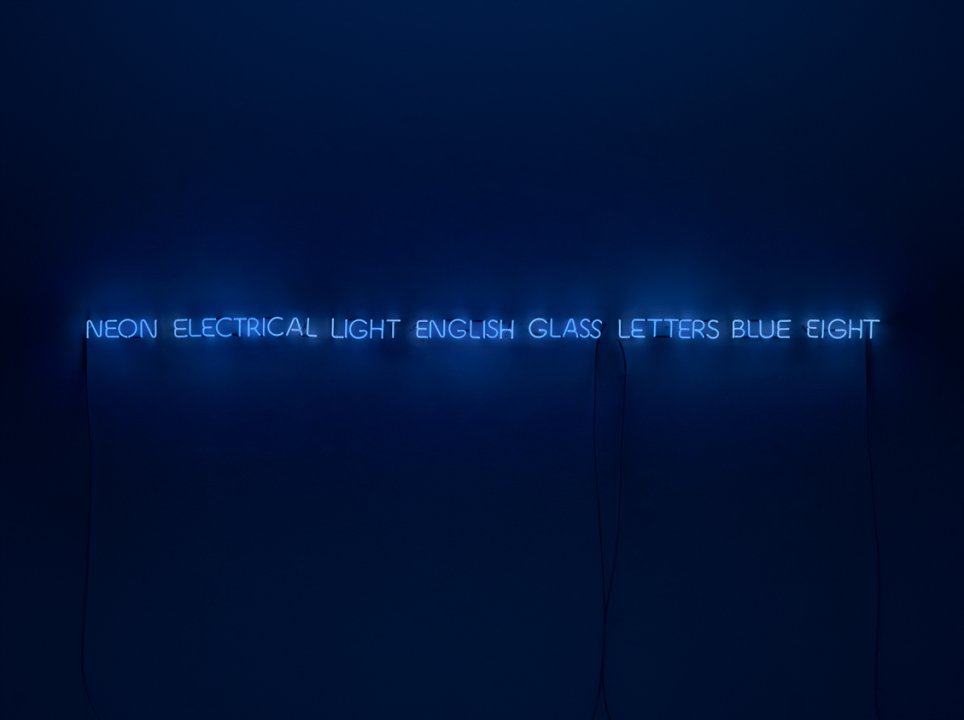 'One and Eight - a Description' [Blue]