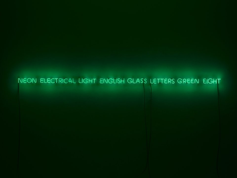 'One and Eight - a Description' [Green]
