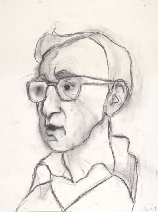 [Prepatory drawing for "Woody Allen"]