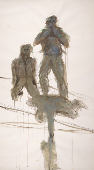 [Preparatory drawing for "American Merchant Mariners' Memorial", 1991, The Battery, Manhattan, NY]