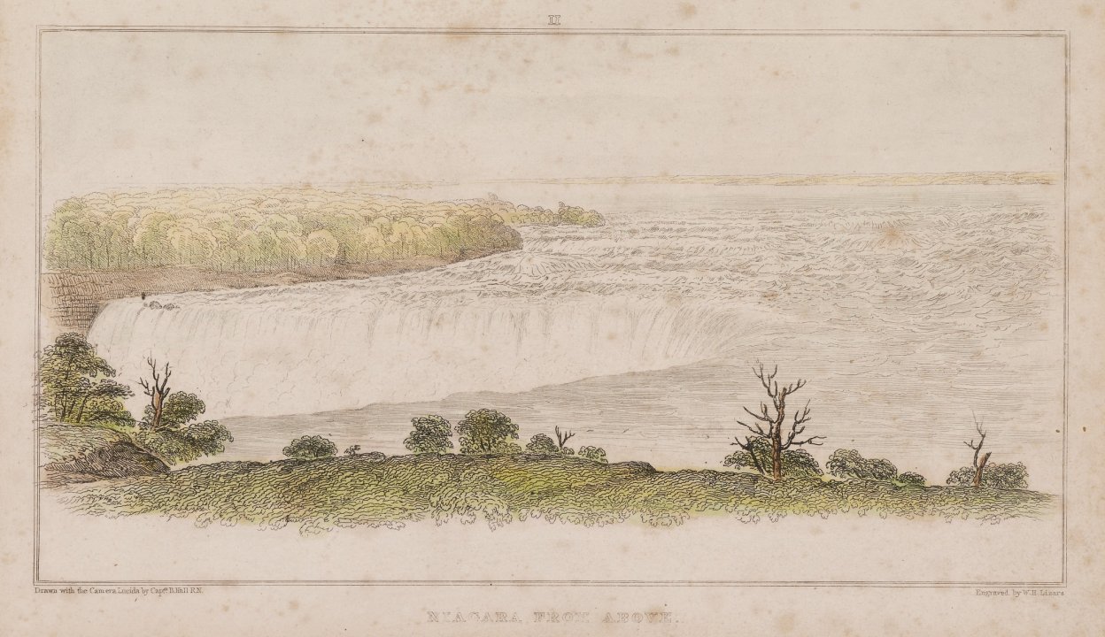 A General View of the Falls of Niagara from the series Forty Etching from Sketches made with the Camera Lucida in North America
