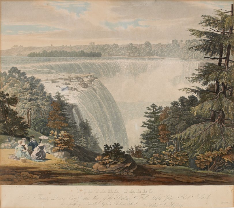Niagara Falls - View of the British Falls taken from Goat Island