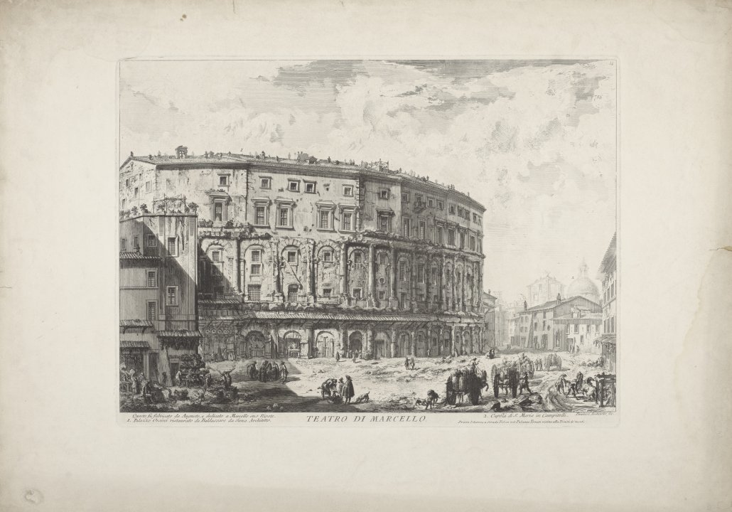 Teatro di Marcello (Theater of Marcellus) from the series Vedute di Roma (Views of Rome)