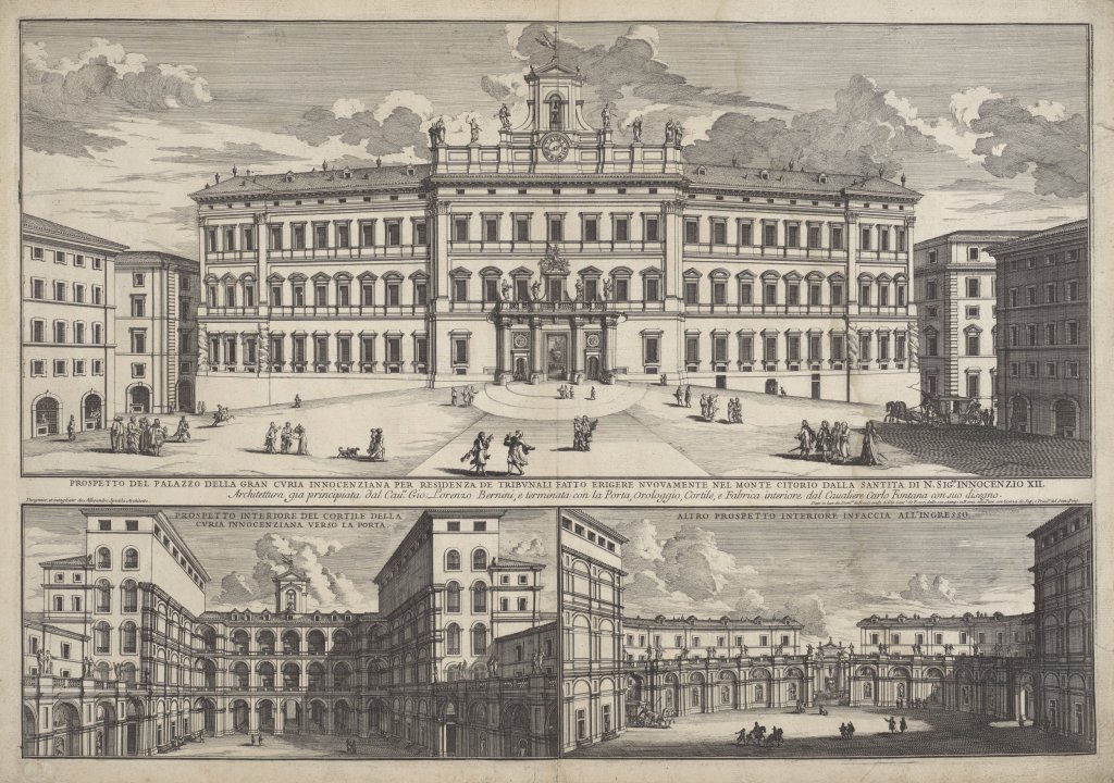 Prospetto del Palazzo della Gran Curia Innocenziana...
