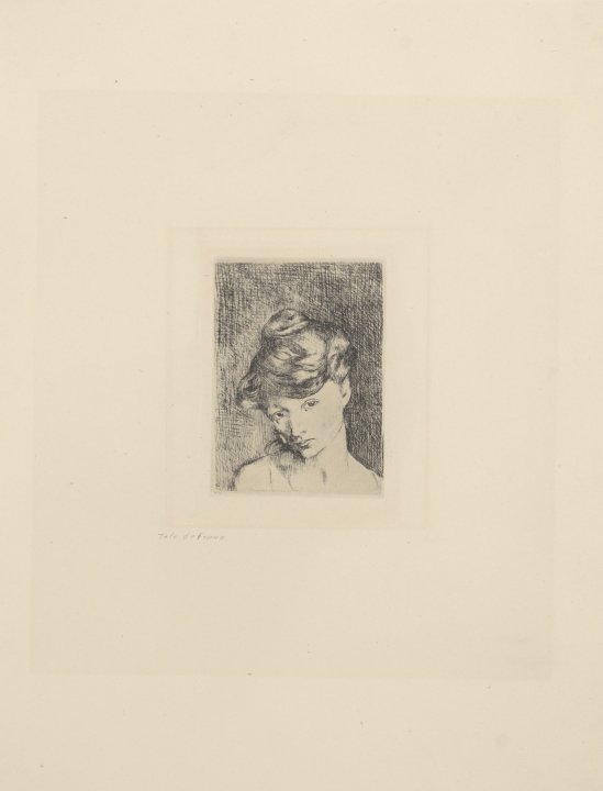 Head of A Woman (No. 2 from the series Saltimbanques)