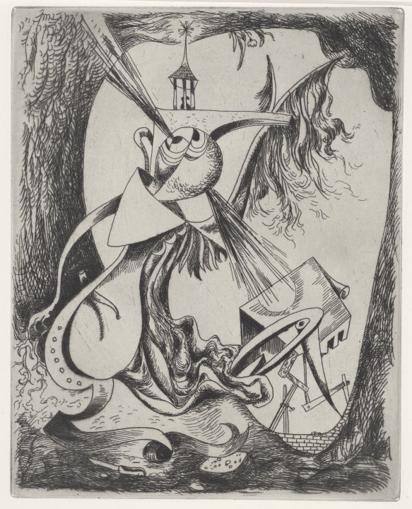 L'Ermite (Hermit) from the portfolio Les Vagabondages Héraldiques (Heraldic Wanderings)