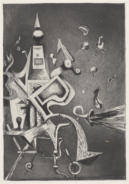 L'Homme du Gaz (Gas Man) from the portfolio Les Vagabondages Héraldiques (Heraldic Wanderings)