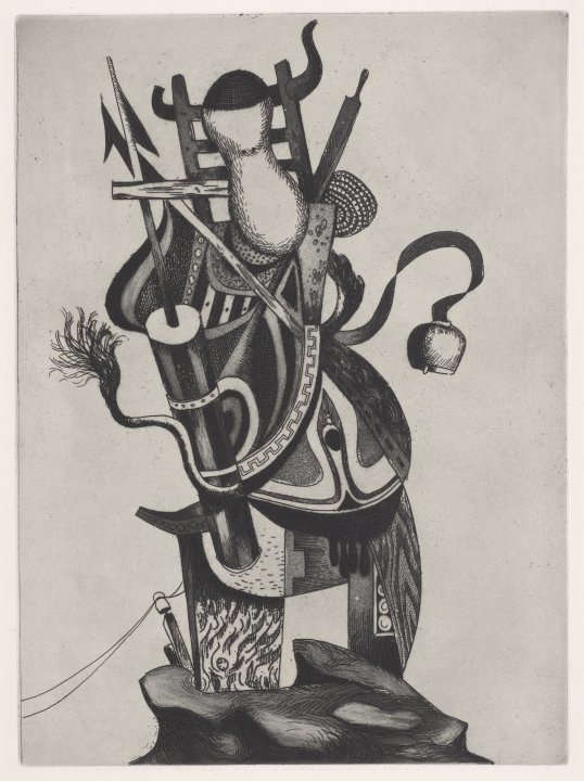 Le Pâtre (Shepherd) from the portfolio Les Vagabondages Héraldiques (Heraldic Wanderings)