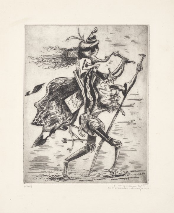 Study for "John without Land Cleaned by the Void"