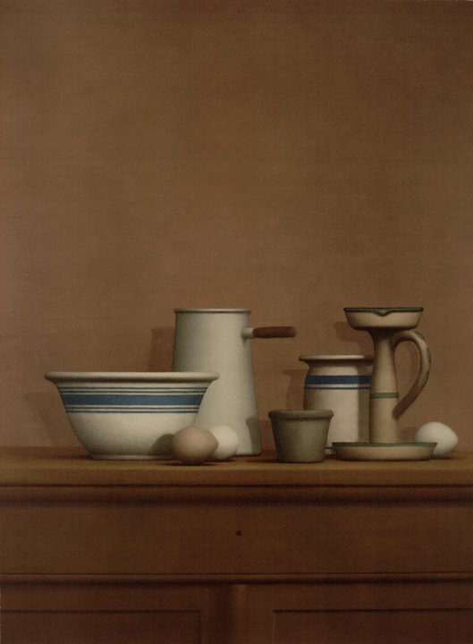 Still Life With Eggs, Candlestick and Bowl from the portfolio America: the third century