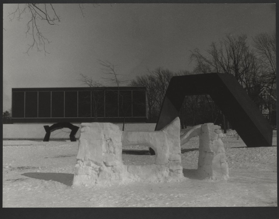 Snow Sculpture Competition - February 1977