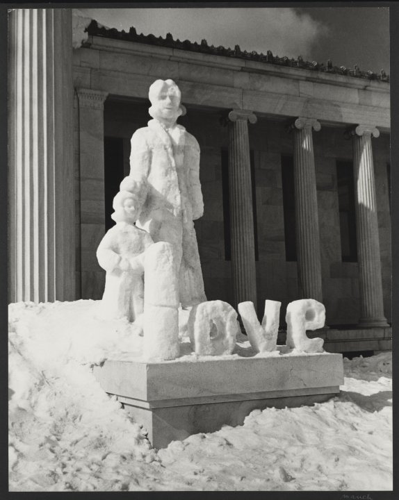 Snow Sculpture Competition - February 1977