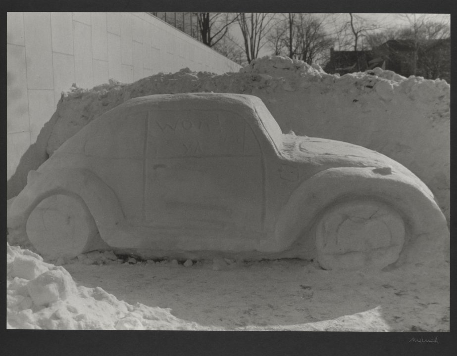 Snow Sculpture Competition - February 1977