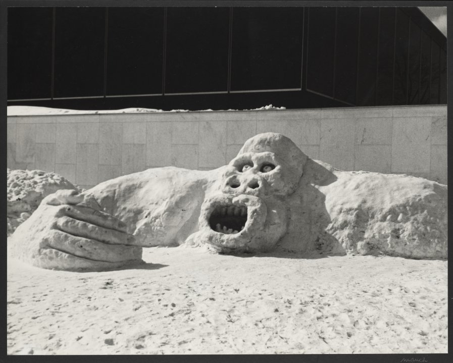 Snow Sculpture Competition - February 1977