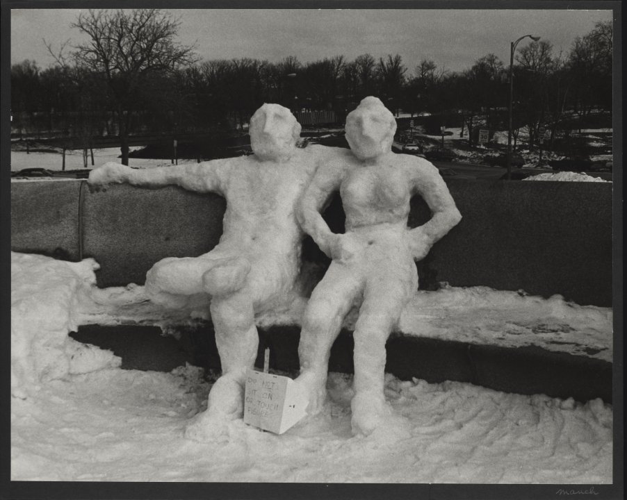 Snow Sculpture Competition - February 1977