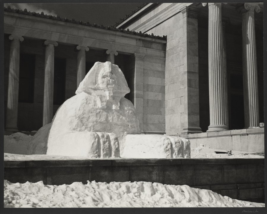 Snow Sculpture Competition - February 1977