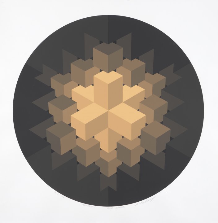 Triaxon from the suite Mandalas