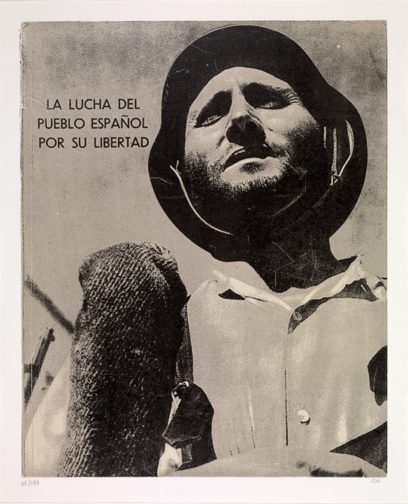 La Lucha del Pueblo Español por su Libertad from the portfolio In Our Time: Covers for a Small Library After the Life for the Most Part
