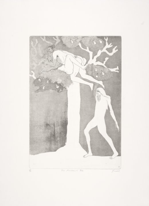 The Merchant's Tale from a series of illustrations of Chaucer's Canterbury Tales