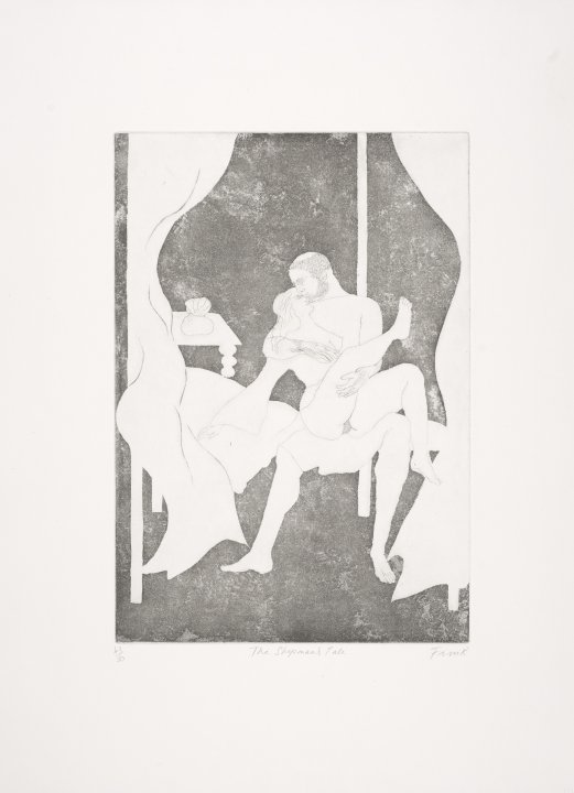 The Shipman's Tale from a series of illustrations of Chaucer's Canterbury Tales