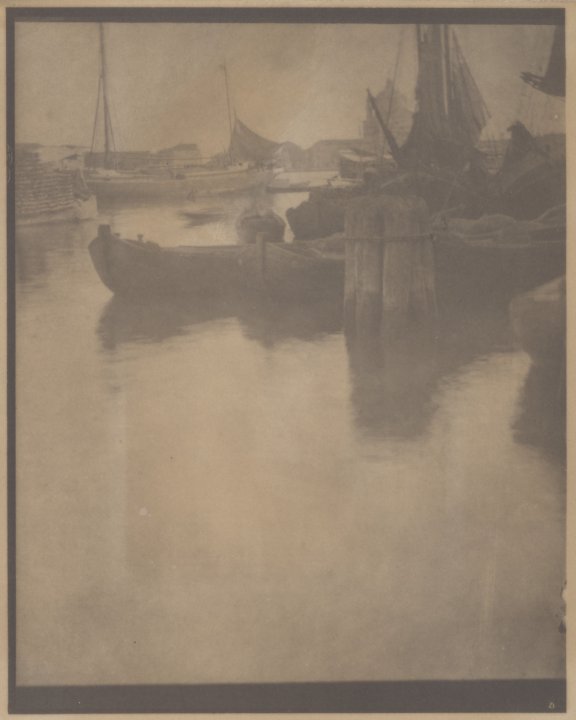 Untitled (Boats in Harbor)