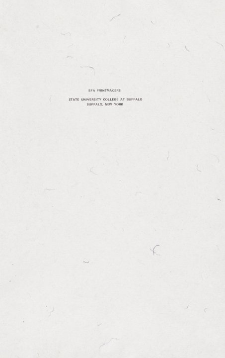 BFA Printmakers State University College at Buffalo, Buffalo, New York