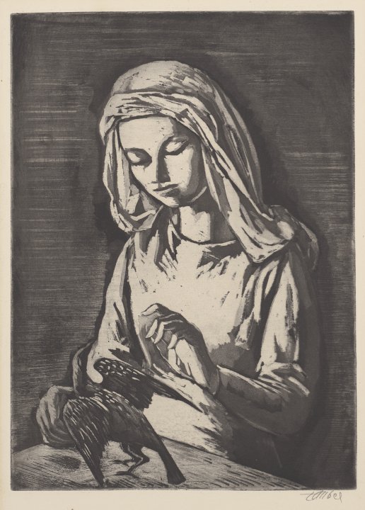 Girl With a Bird