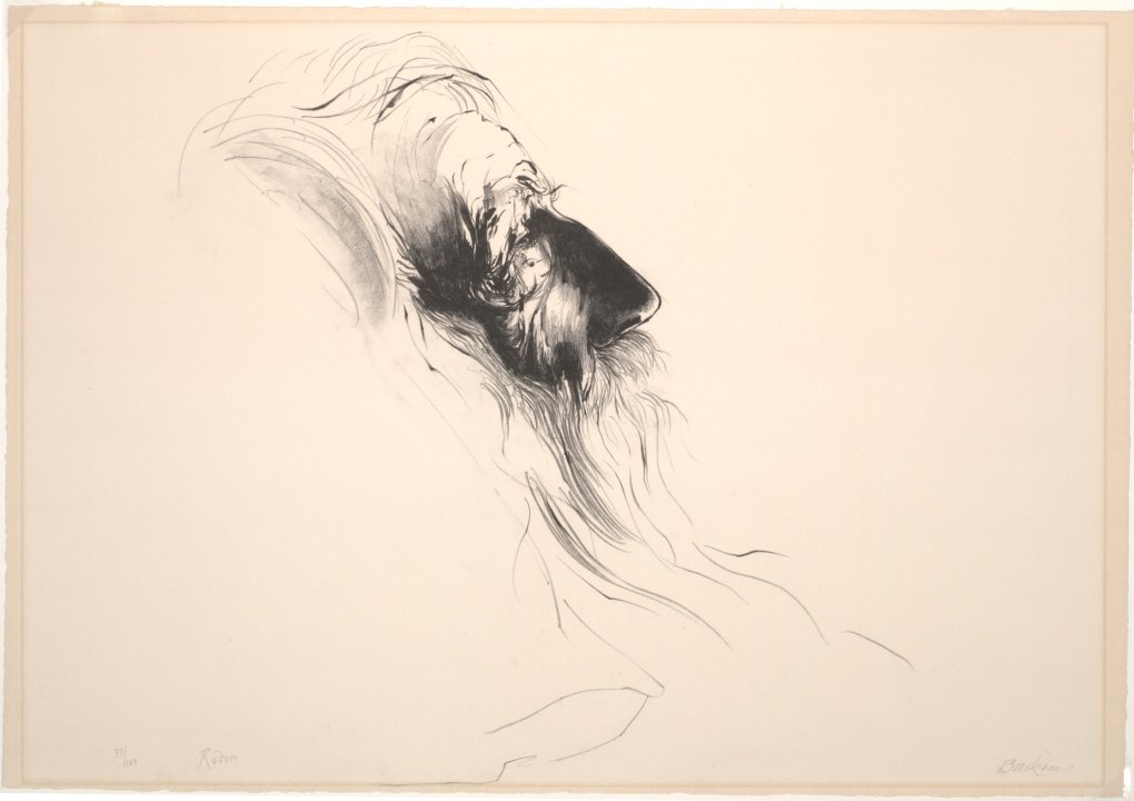 Auguste Rodin on His Deathbed