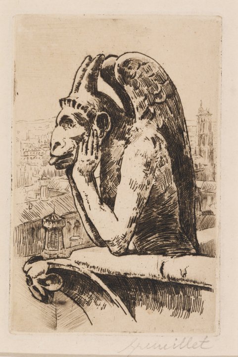CARIOSTRO デモテープ ジャパメタ GARGOYLE KATSUJI Gargoyle at Notre Dame | Buffalo AKG Art Museum