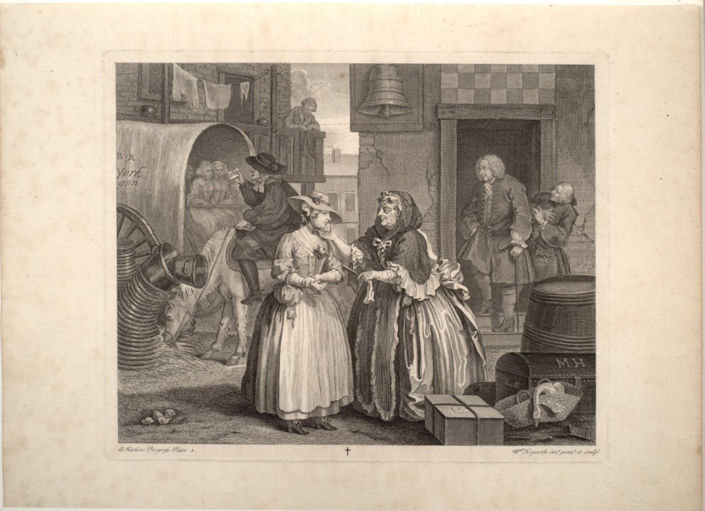Plate 1 from the series A Harlot's Progress