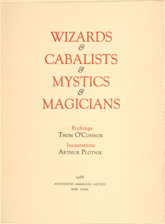 Wizards & Cabalists & Mystics & Magicians