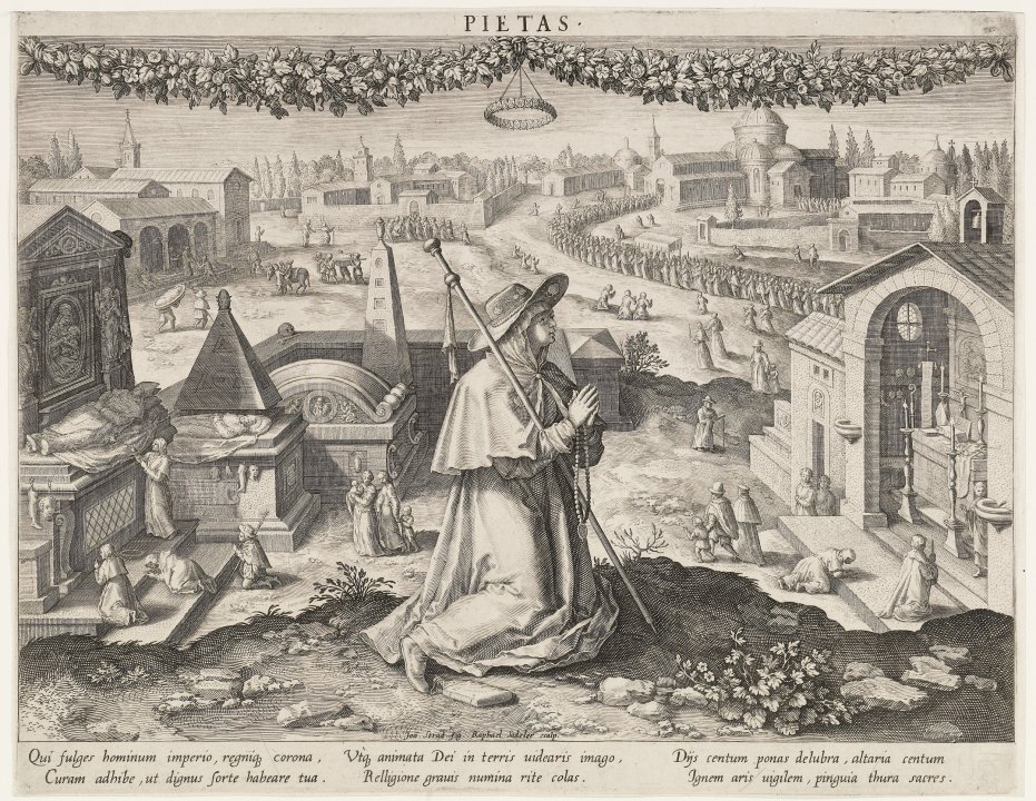 Pietas from the series Schema seu speculum principum (Skills of a Prince)