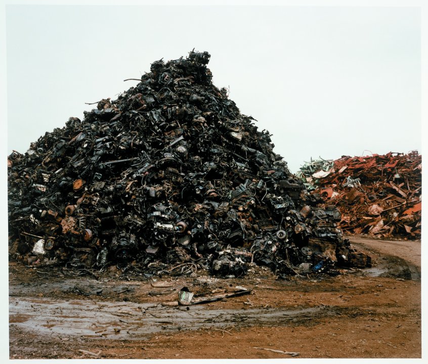 Motor Block Pile, Salvage Yard, Connecticut from the series Piles
