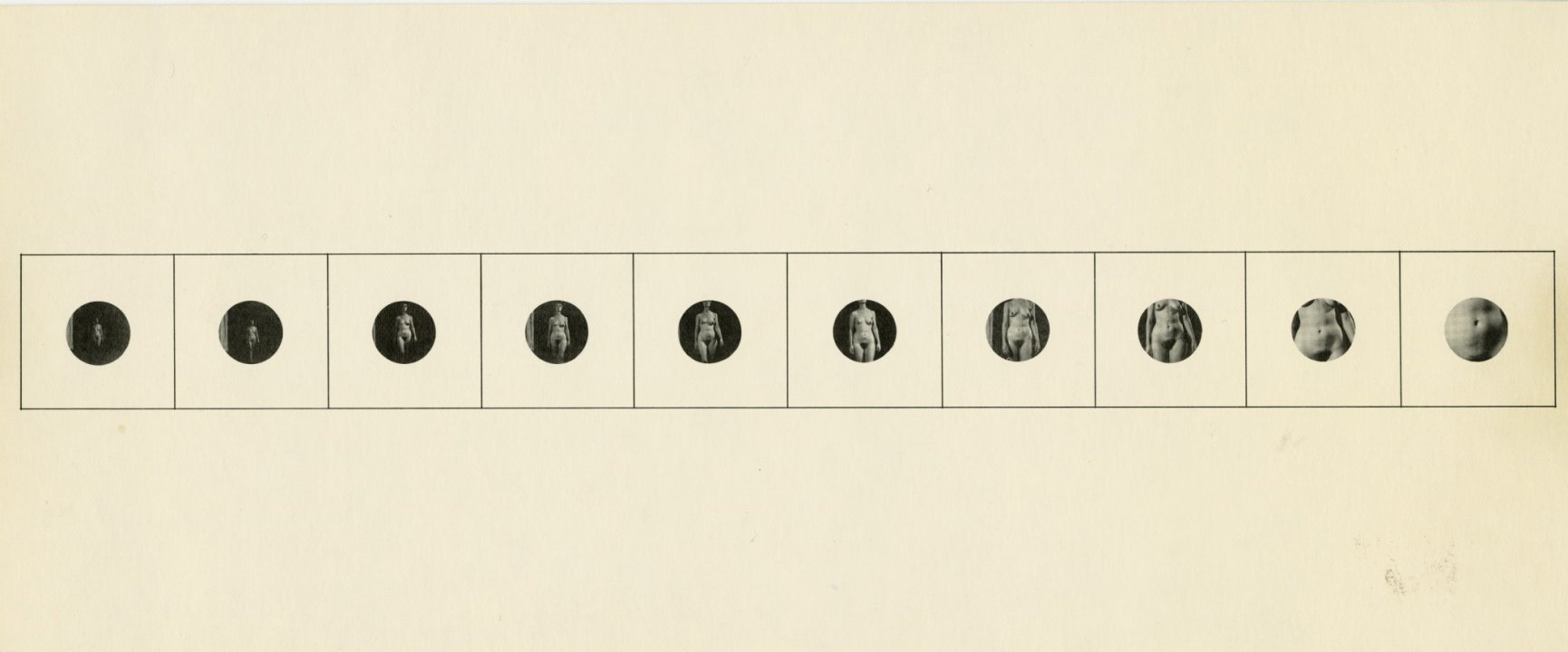 Schematic Drawings for Muybridge II, 1964