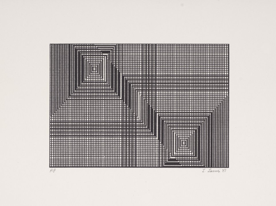 Untitled: Computer-Generated Image from the portfolio American Abstract Artists 50th Anniversary