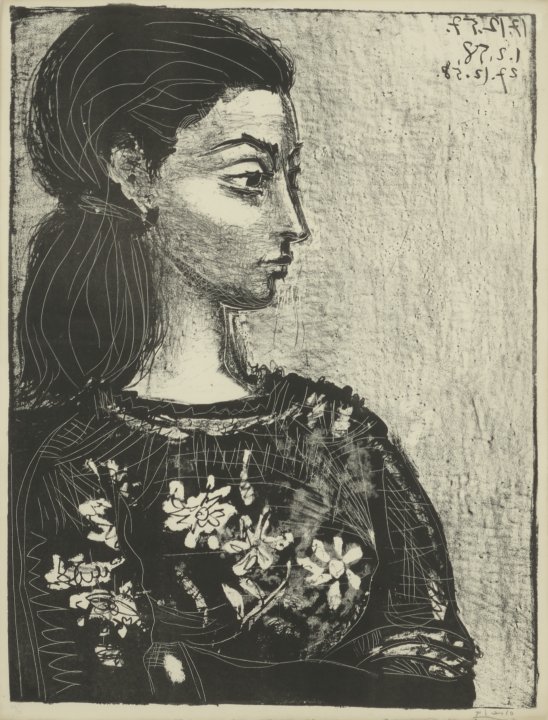 Femme au corsage à fleurs (Woman with Flower Corsage)