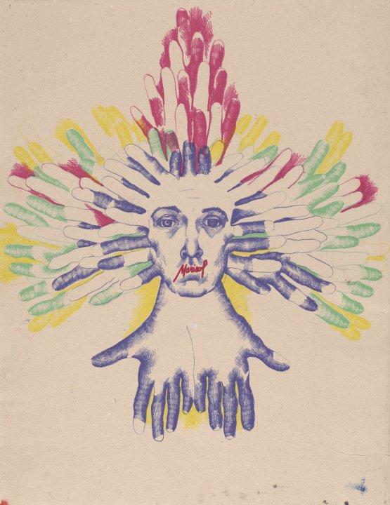 [Test print for "Cultural Head"]