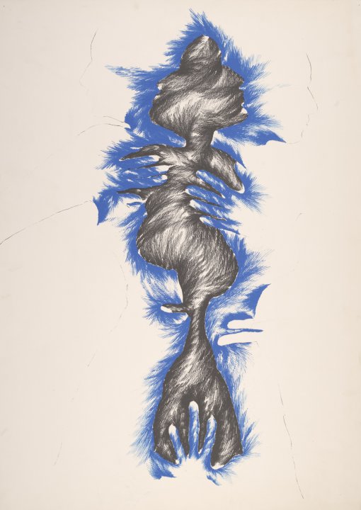 [Working proof for Stage II of an Untitled lithograph suite]