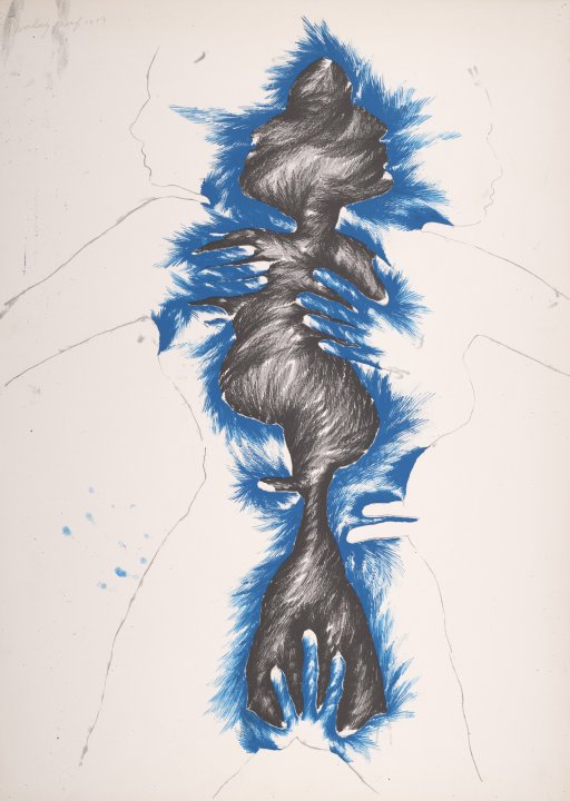 [Working proof for Stage II of an Untitled lithograph suite]